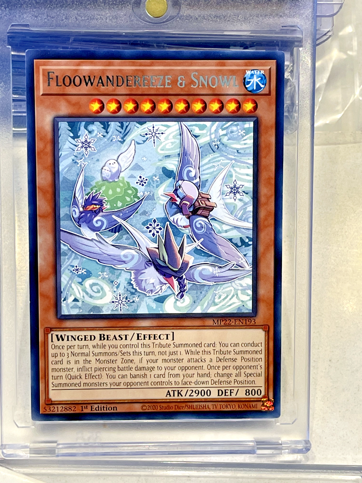 Yugioh! Floowandereeze & Snowl - MP22-EN193 - Rare - 1st