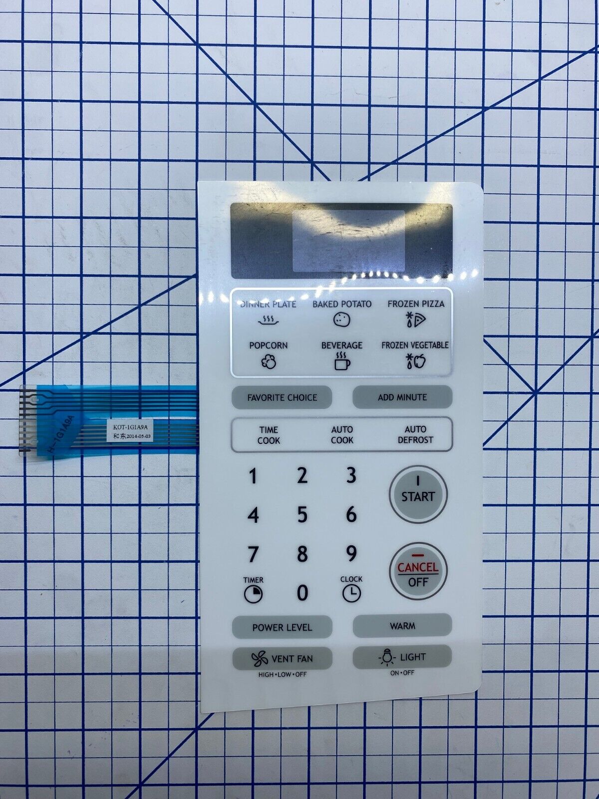 NEW Magic Chef Microwave Switch Membrane Touch Pad P# 3518572120W