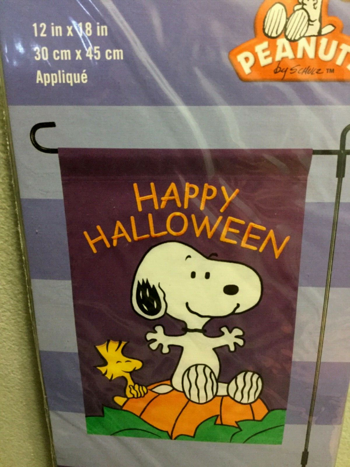 3dRose Gartenflagge Happy Halloween Mit Spinne, 30,5 X 45,7 Cm – Schwarz, Polyester