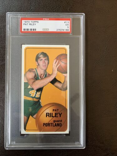 Pat Riley 1970 Topps #13 Rookie Card PSA 5 (EX). rookie card picture