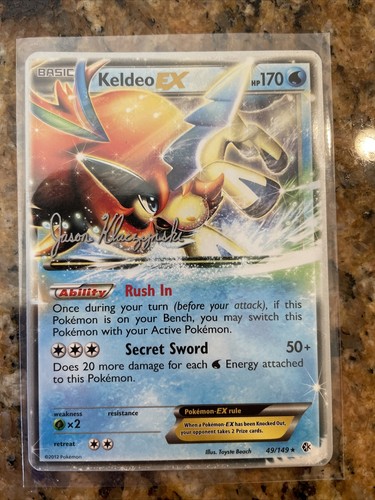 かっこ EX コラゲリード Keldeo EX - 49/149 - 2013 World Championship Card NM Pokemon Jason