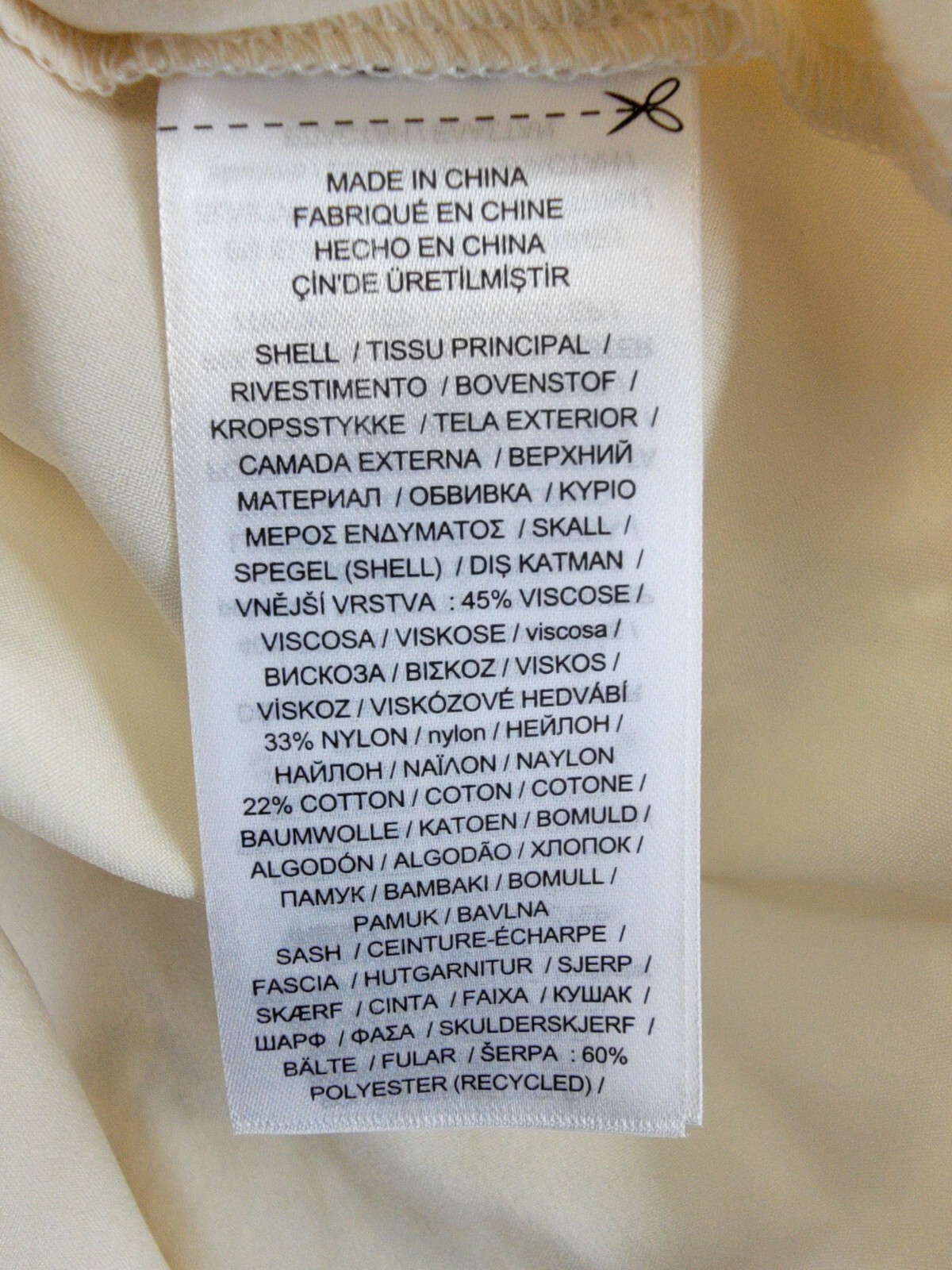 Lauren Ralph Lauren Belted Lace A-Line Gown Women's 4 Winter Cream Back Zip - Picture 13 of 16