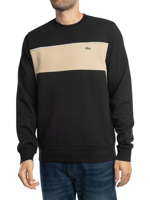 Мужская толстовка Lacoste Colour Block, черный