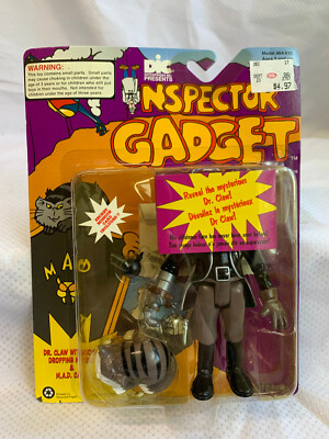 1992 Tiger Electronics Inspector Gadget ''DR CLAW & M.A.D. CAT'' in Blister Pack
