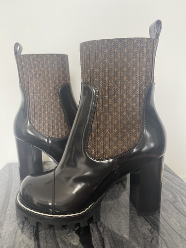 Louis Vuitton Monogram Star Trail Ankle Boots - '20s