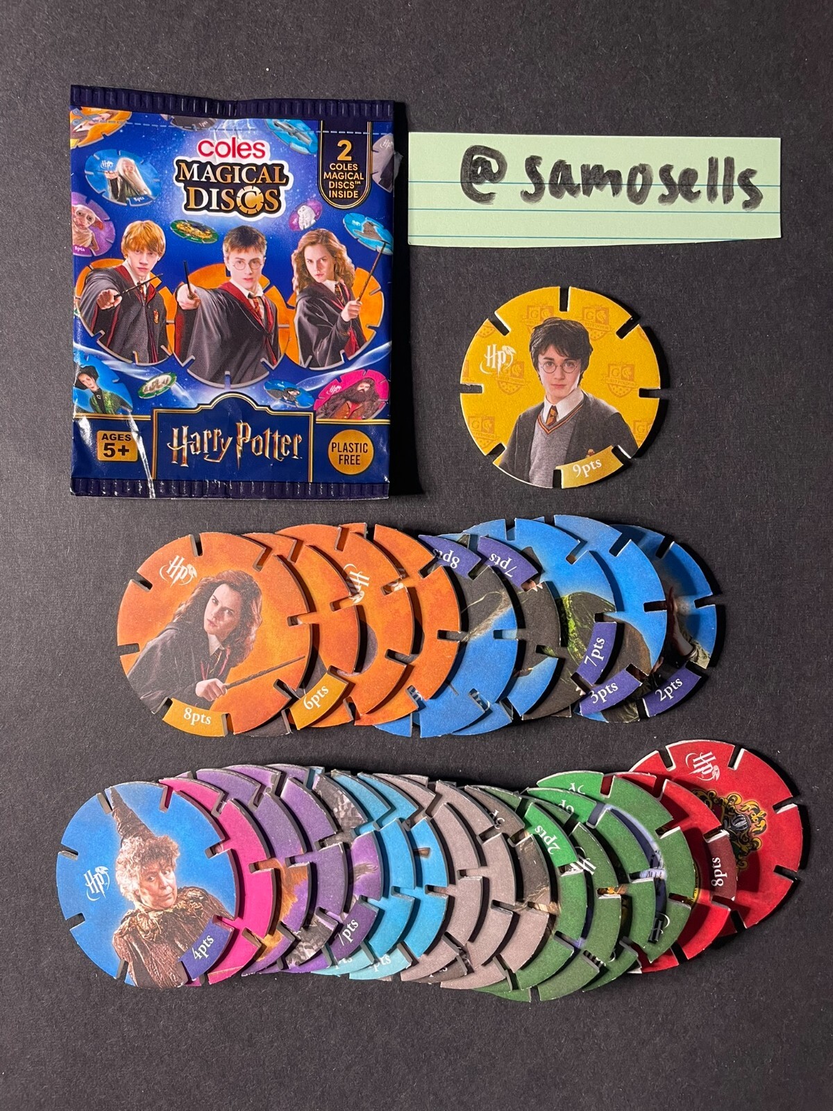 Harry Potter Coles Magical Discs Collectables PICK YOUR DISC