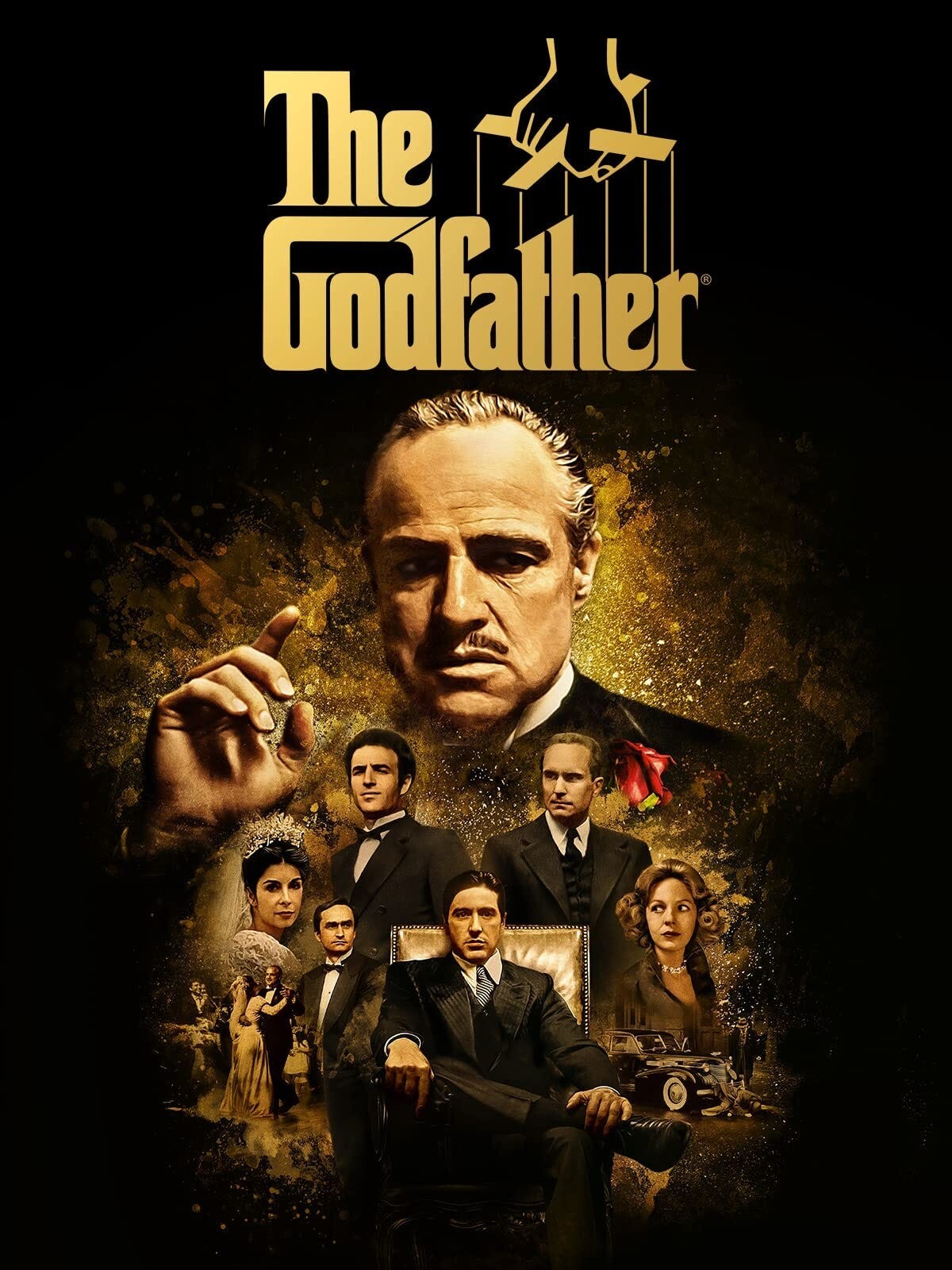 映画 ゴッドファーザー ポスター The Godfather 1972 The Godfather 1972 (Cast) Movie POSTER 24 X 36 INCH Sweet