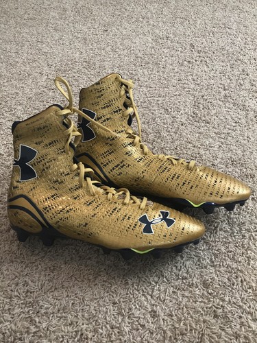 Notre Dame Irish Football Under Armour Team Issued 2015 Cleats New Size 15 ND