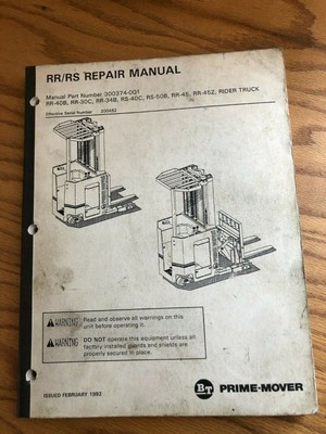 Manuals & Books - Prime Mover