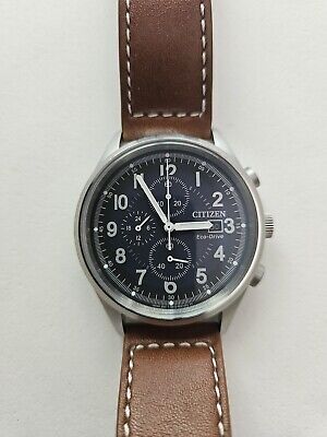 Men s Citizen Garrison Eco Drive Chandler Blue Watch w Box