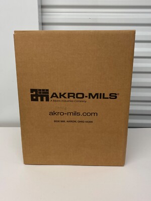 12 PACK AKRO MILS 30237BLUE PLASTIC STACKABLE STORAGE ORGANIZER BIN 9  X 6  x 5 