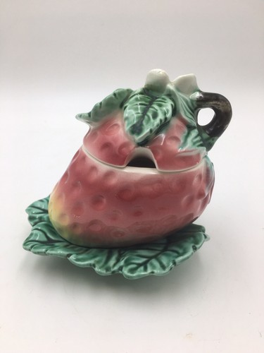 VIKING HAND MADE STRAWBERRY JAM POT JAPAN