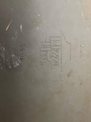 Used Original Pizza Hut 12” Deep Dish Thick Aluminum Medium Pizza Pan - WH