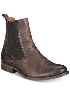 

FRYE Женские коричневые кожаные ботинки челси Melissa Chelsea без шнурков Кожаные ботинки челси, Коричневый, 75454
