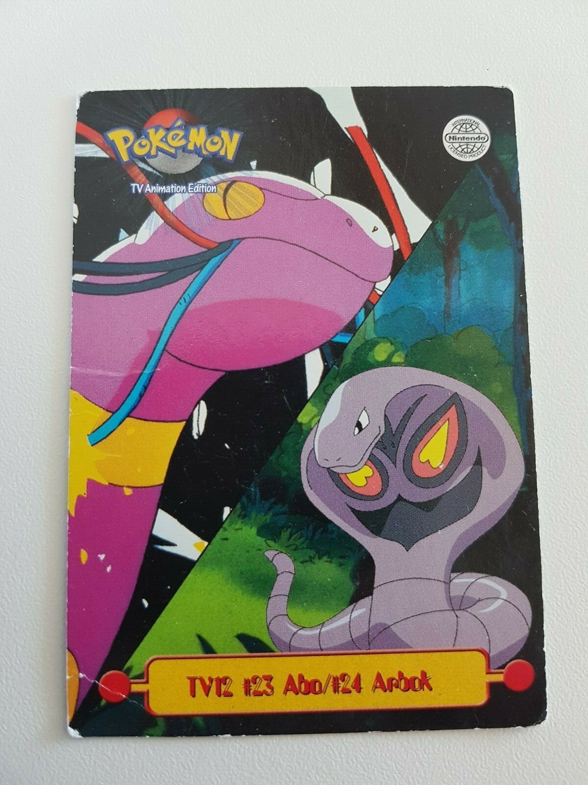 POKEMON / TOPPS TRADING CARD - TV ANIMATION EDITION - TV12