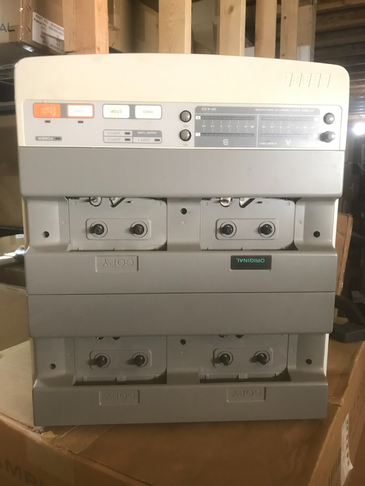 OTARI DP-4-C3 cassette tape duplicator AC110V - Master with 3