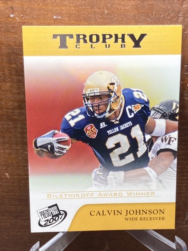 流行り の ブランド  2007 Press Pass #71 Calvin Johnson TC | eBay その他