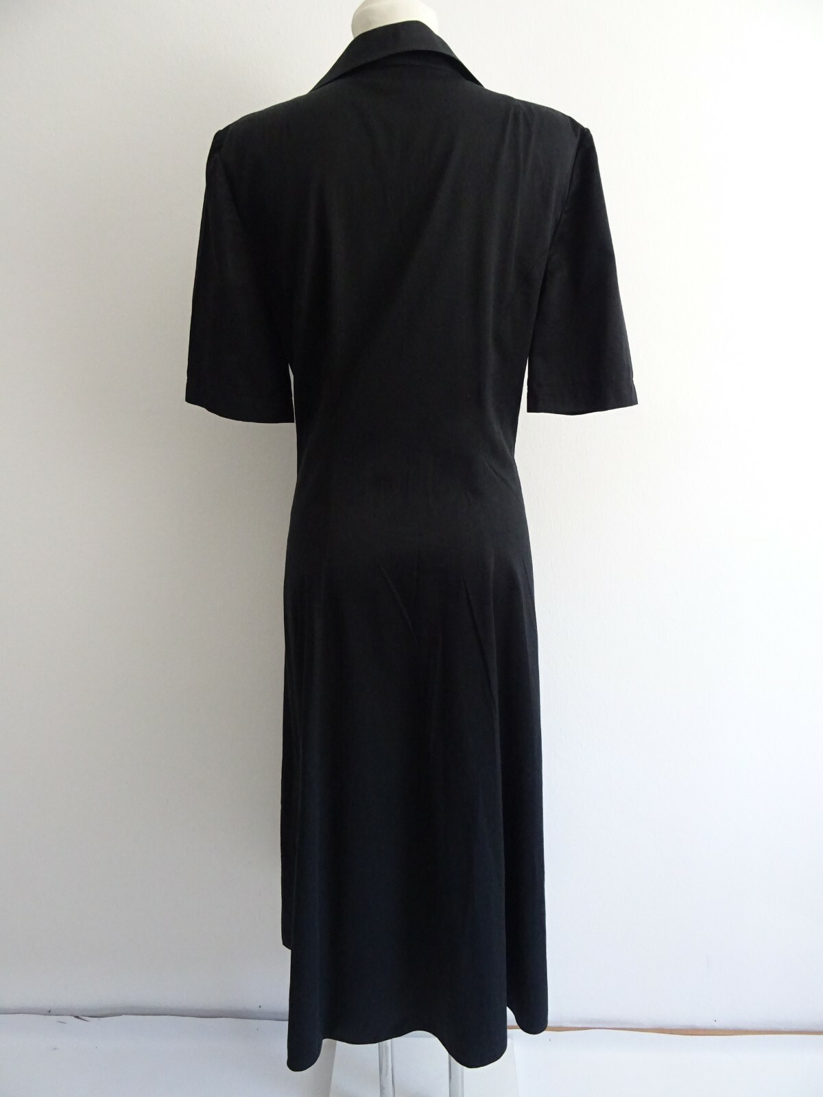 Abendkleid Schwarz Wadenlang