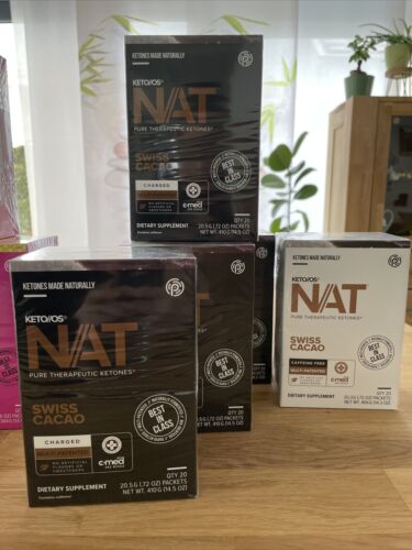 Keto os NAT- Pure Therapeutic Ketones, 20 Portionen UVP 149,99€, OVP Swiss Cacao