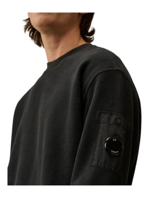 Pre-owned C.p. Company Man Long Sleeve Sweatshirt Nero 18587