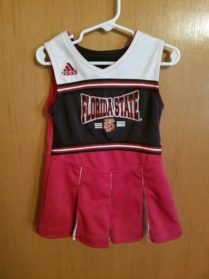 Florida State Seminoles Adidas Toddler Girl's Cheerleader Outfit Costume Size 3T