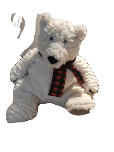 Mary Meyer Christmas Holiday Polar Bear Plush 13" Stuffed An