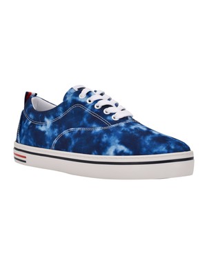 

TOMMY HILFIGER Мужские синие кроссовки Comfort Remmo на платформе со шнуровкой и круглым носком, 11 м, Синий, TMREMMO