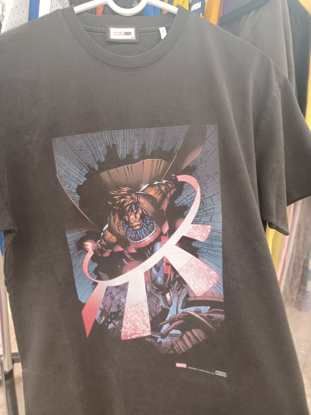 ☆ KITH x X-MEN Gambit Trick Card tee コラボTシャツ ☆ Buy Kith For X-Men Gambit Trick Card Vintage Tee 'Black
