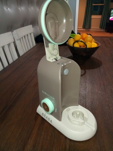Beaba Babycook Pro Baby Food Maker and Steamer - Latte/Mint