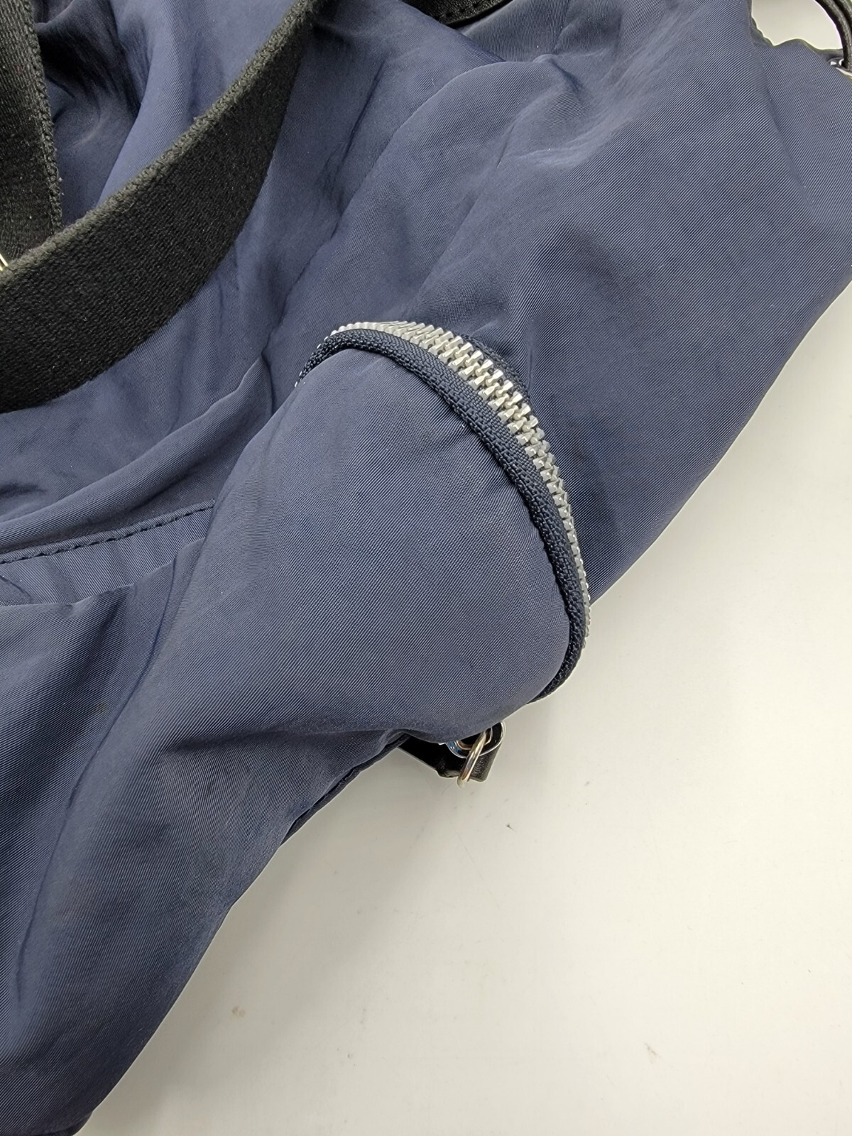 Calvin Klein Kimberly Nylon Backpack Women's One Size Navy Flap Closure - Picture 13 of 15