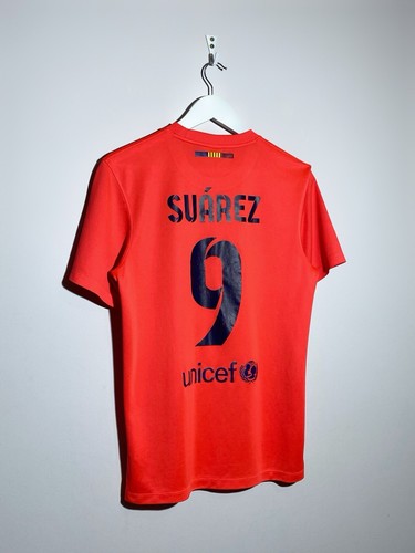 ※正規品　バルセロナ SUÁREZ 9番 シャツ Nike #9 Suarez FC Barcelona 2014 2015 Away Football Shirt