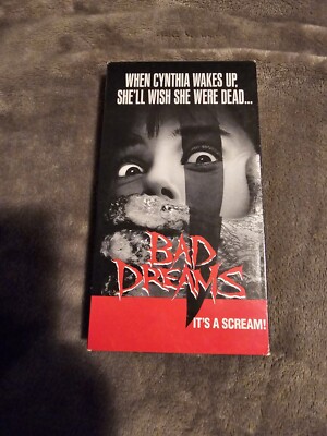 Bad Dreams Horror VHS Halloween Scary Movie Nightmare Gore 