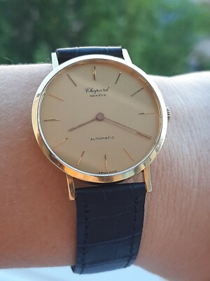 CHOPARD WATCH AUTOMAITC MICRO-ROTOR SOLID GOLD 18K MENS SWISS MADE 1038