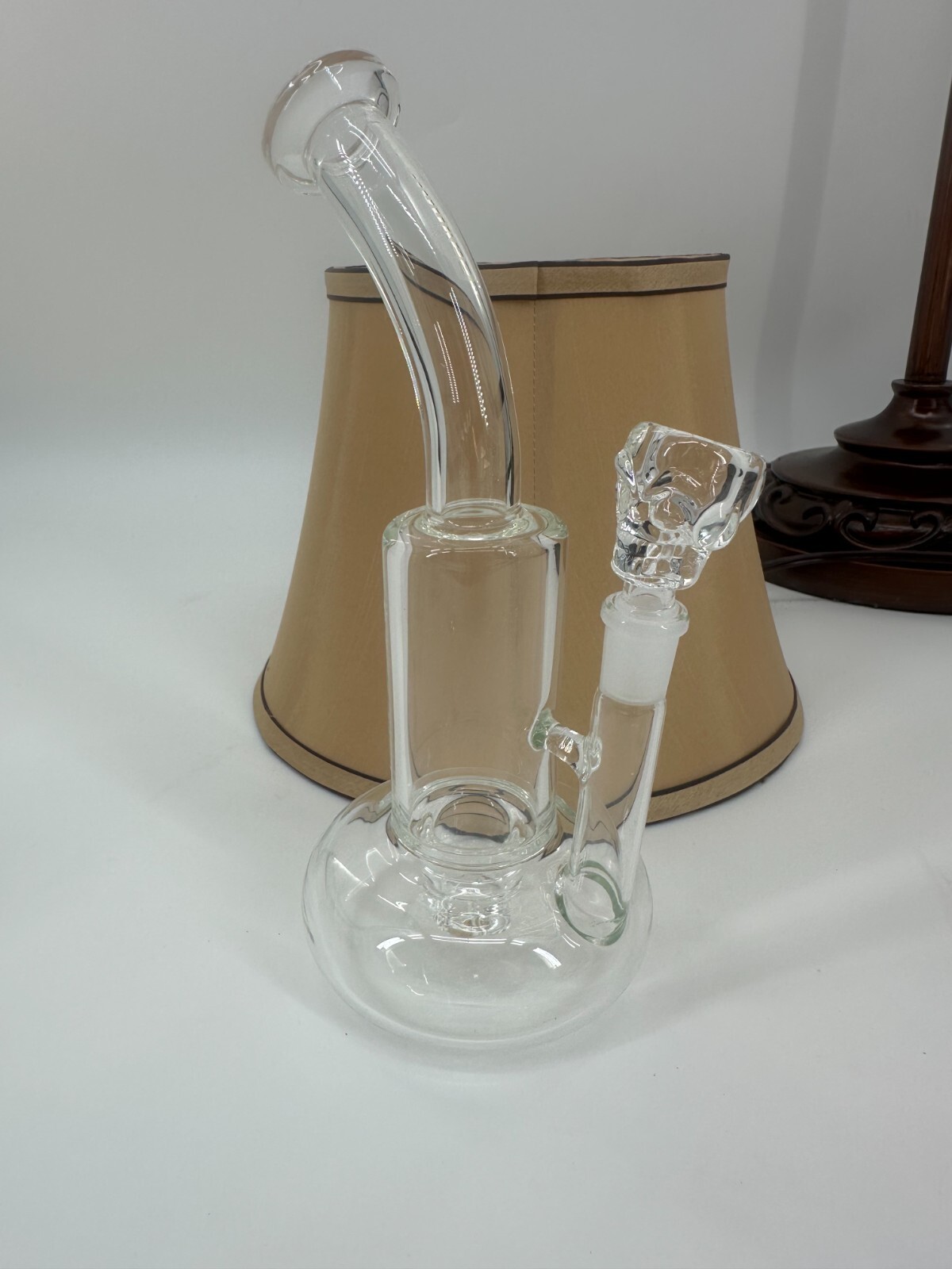 10" Tornado Smoking Glass Water Pipe with upgraded 14mm  skull catcher