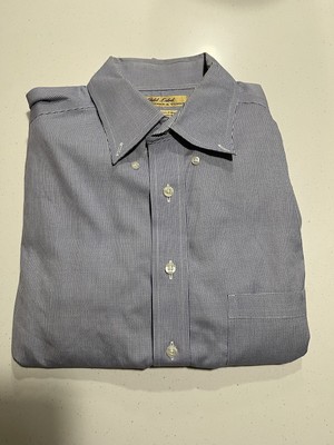 Roundtree and Yorke Gold Label Fitted Non-Iron EZ Wash 100% Cotton Long sleeve