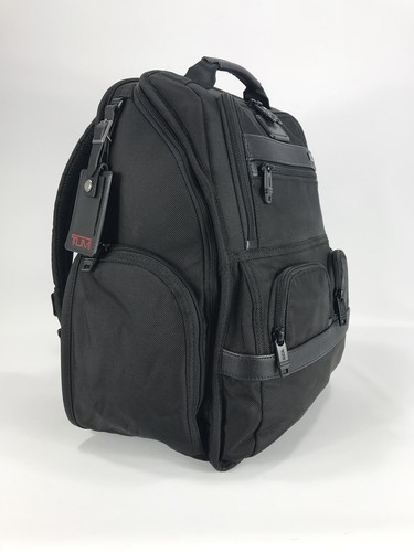 Tumi Alpha 2 Compact Laptop Business Brief Pack Backpack Black Ballistic 26173