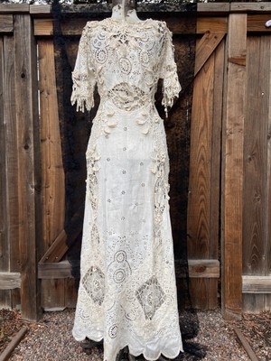 edwardian lace wedding dress