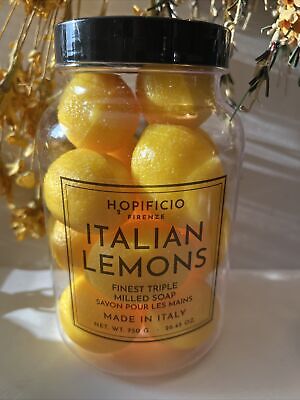 Hopificio Firenze Italian Lemon Finest Triple Milled Soap 26.45oz. Made in Italy