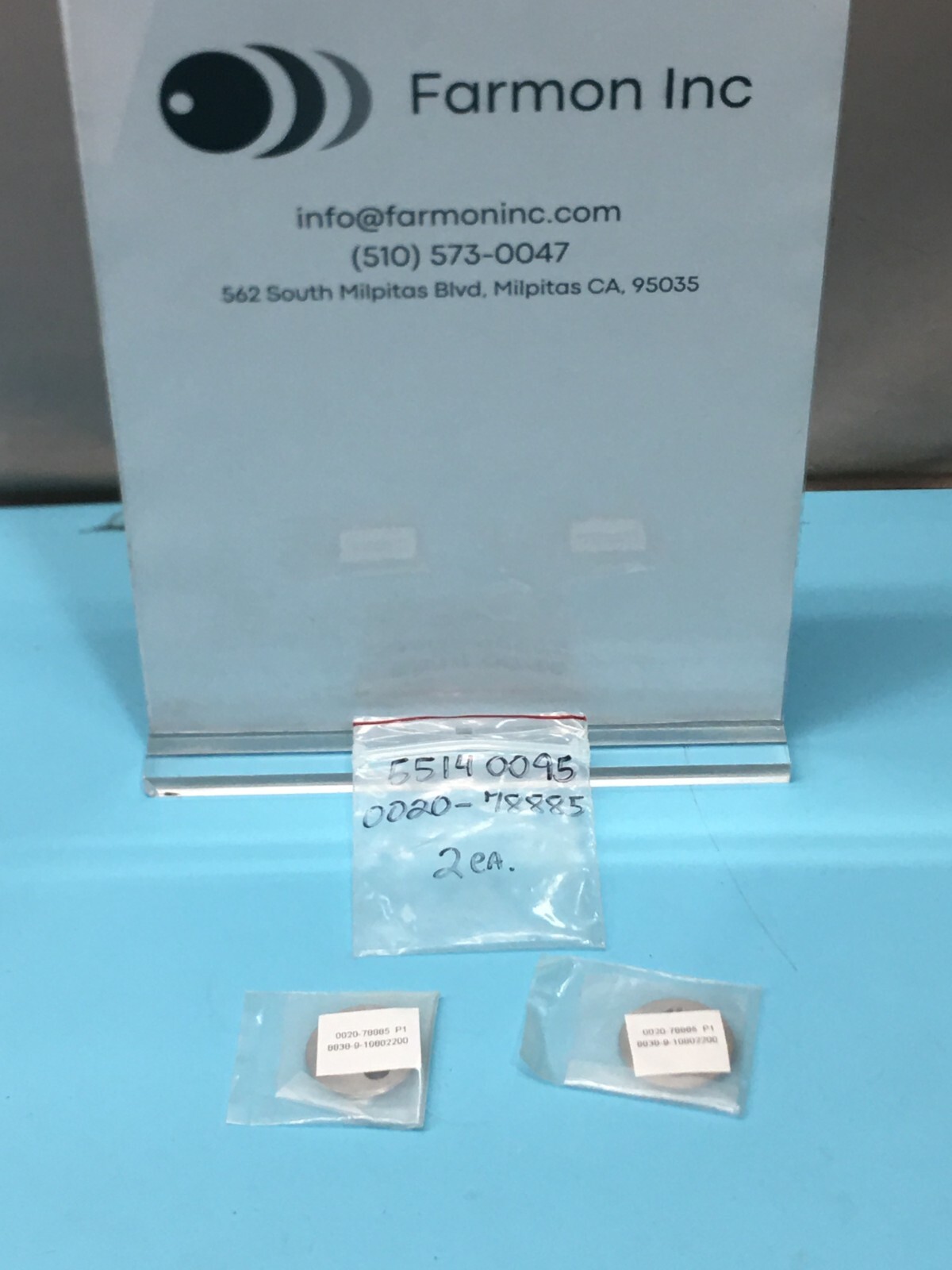 2 AMAT 0020-78885 LOWER CLAMP, 6"TITAN-2, 187975