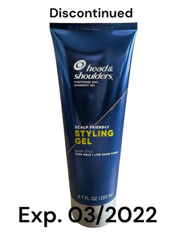 Head & Shoulders Scalp Friendly Styling Gel 6.7 Fl Oz 200 ml READ