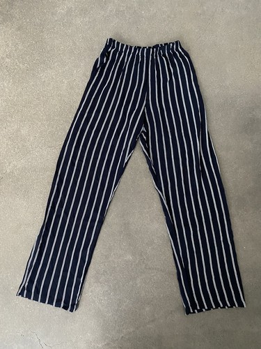 Brandy melville blue and white striped pants hotsell