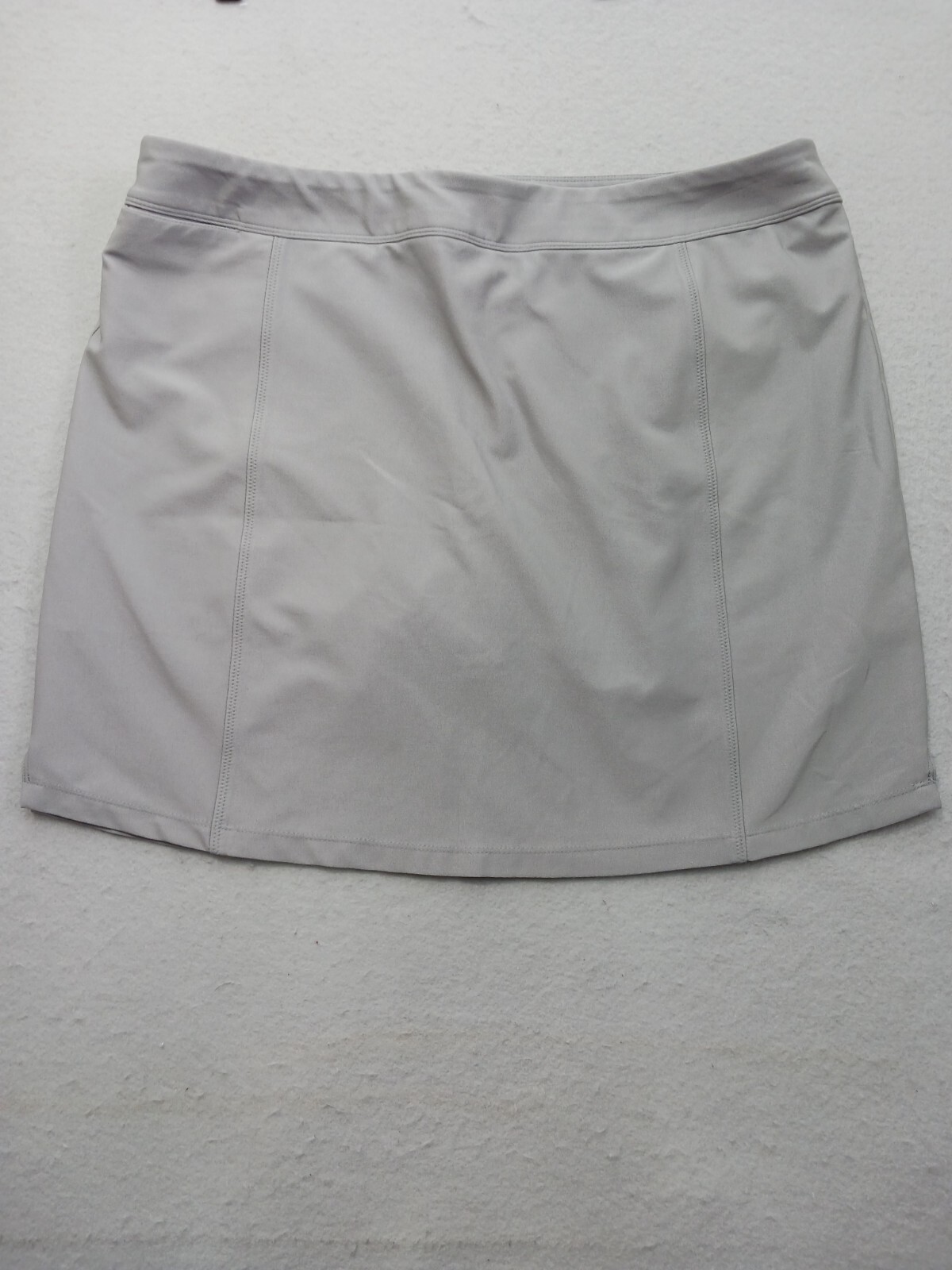 Adidas Women's Skort Size XL Golf Gray Performance Athletic Stretch Plus