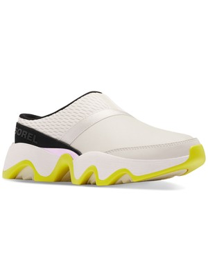 Женские кроссовки на платформе SOREL Womens White Bottom Mule Kinetic Impact Ii 7.5