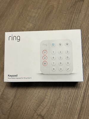 RING Keypad-Mountable Keypad For Run Alarm (2nd Gen) - White
