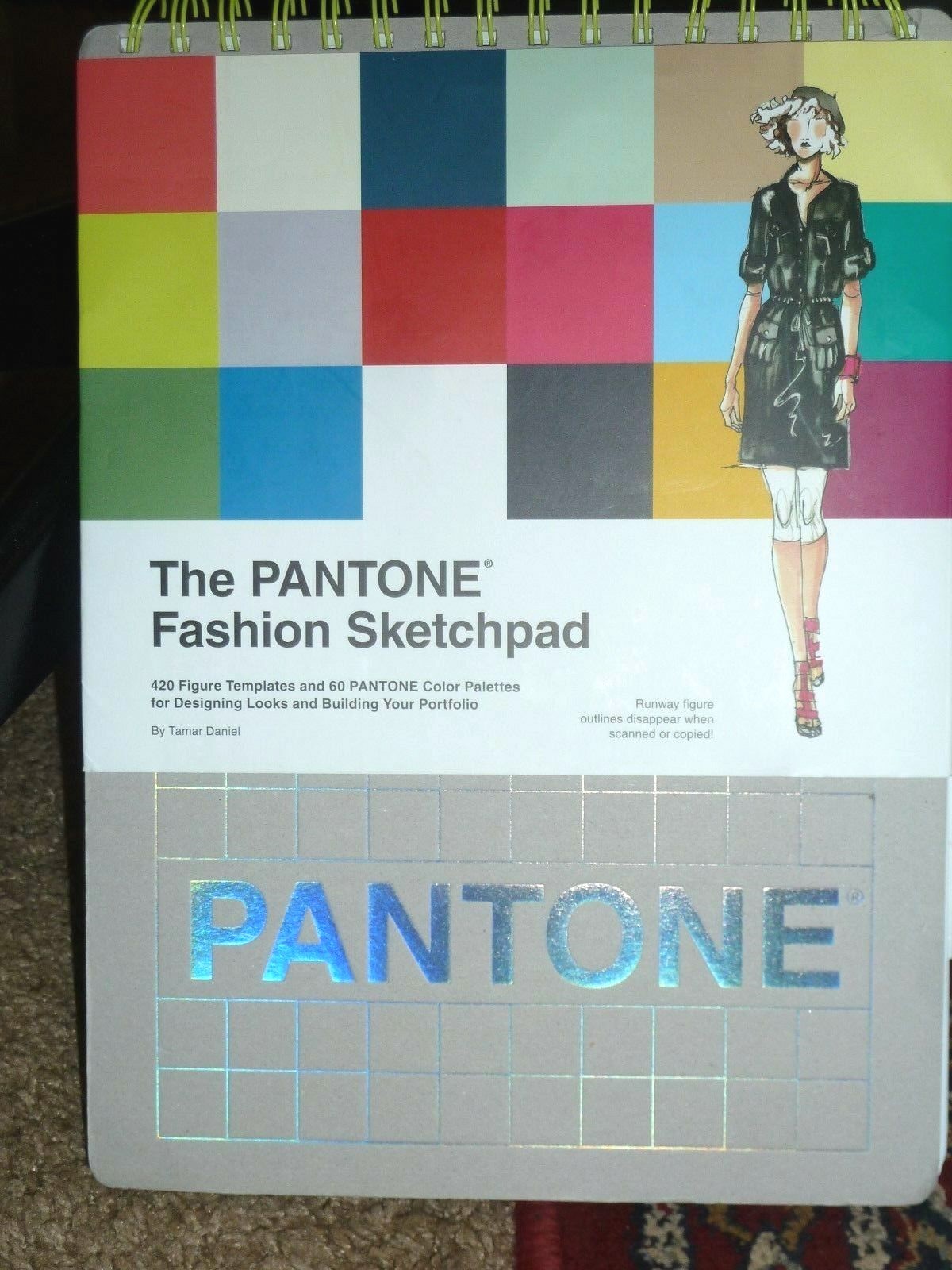 The Pantone Fashion Sketchpad Book pad 420 figure templates 60 color palettes