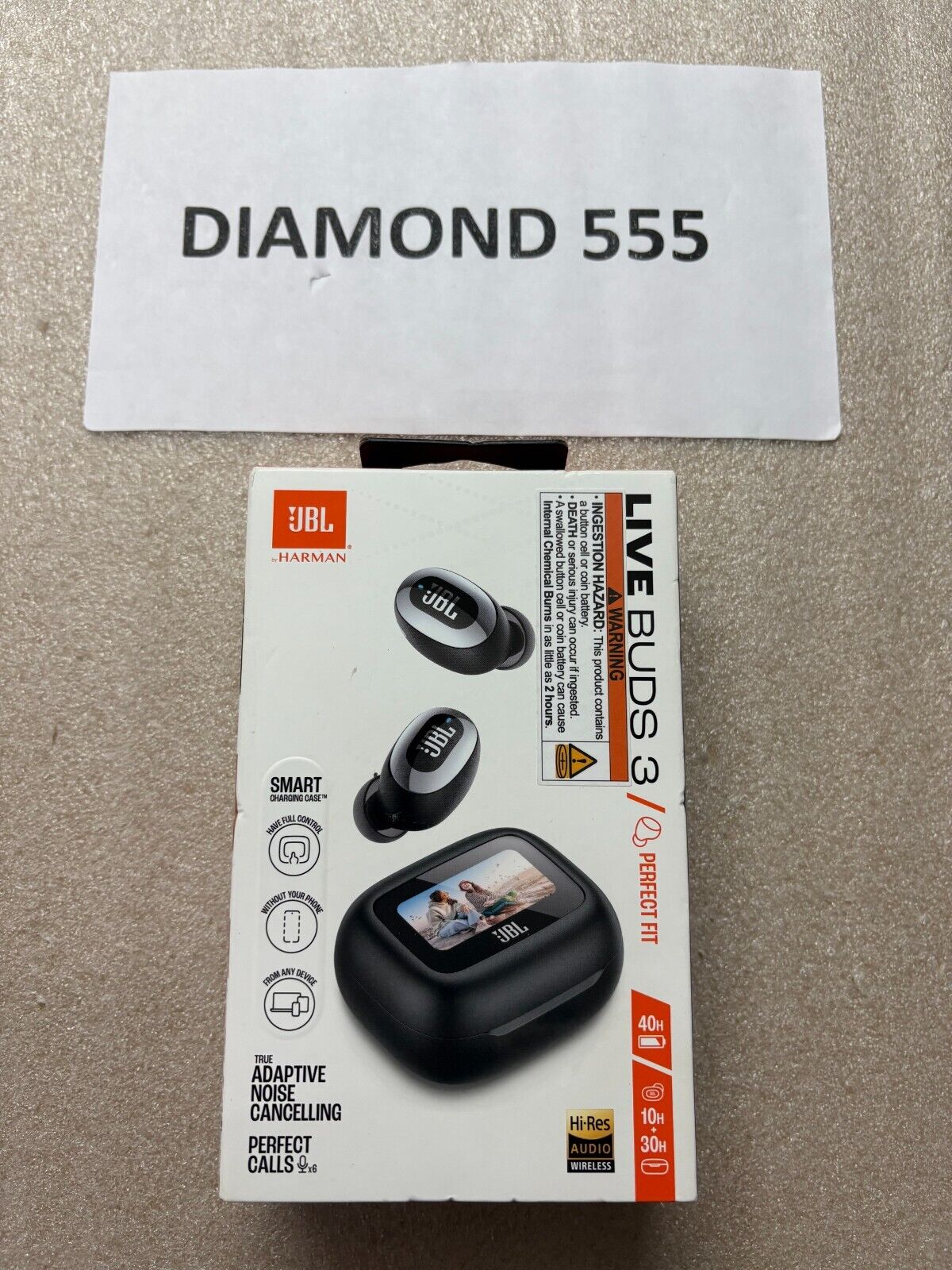 JBL Live Buds 3 Noise-canceling True Wireless Earbuds JBL Live Buds 3 Noise-canceling True Wireless Earbuds