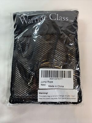 10' Cable Warrior Class Adjustable MMA XMA Training Speed Jump Rope New