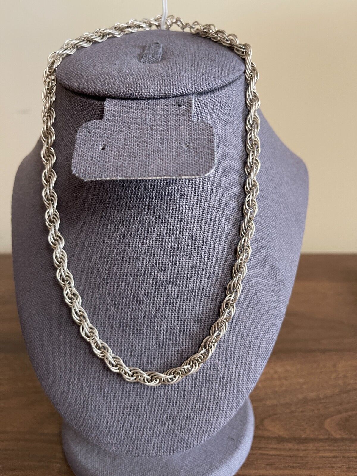 Unisex 925 Sterling Silver Italian Opera Rope Style Chain/Necklace 17.5 Unisex 925 Sterling Silver Italian Opera Rope Style Chain/Necklace 17.5