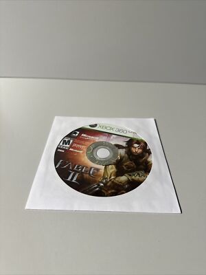 Fable II 2 (Microsoft Xbox 360, 2008) Disc Only Tested