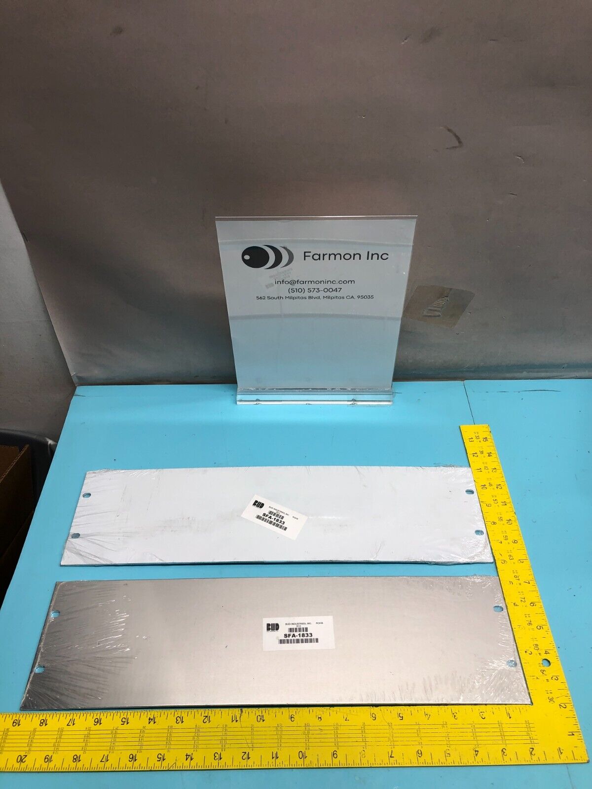 2 BUD INDUSTRIES SFA-1833 PANEL, SURFACE SHIELD, 171812